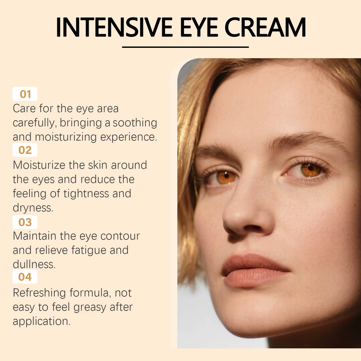Revitalize Your Eyes with Our Firming Eye Cream - Banish Dark Circles, Puffiness, and Fine Lines!